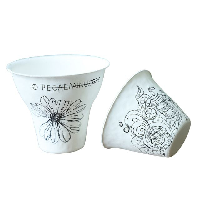 Wholesale Custom Molded Pulp Cups with Printing