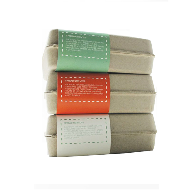 Dry Press Clamshell Paper Pulp Tray Wholesale