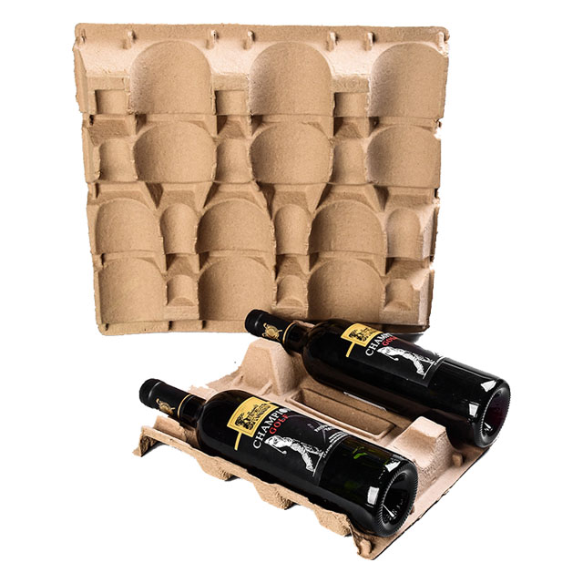 Dry Press Wine Protection Pulp Packaging Wholesale