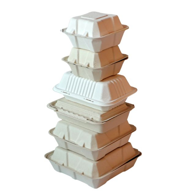 Wet Press Molded Fiber Fast Food Pulp Trays