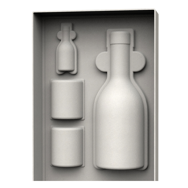 Wholesale Wet Pressed Pulp Wine Packaging