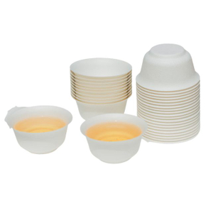Customized Small Wet Press Pulp Tea Set with Printing