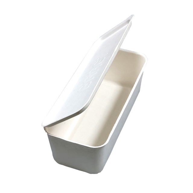 White Clamshell Wet-pressed Pulp Packaging