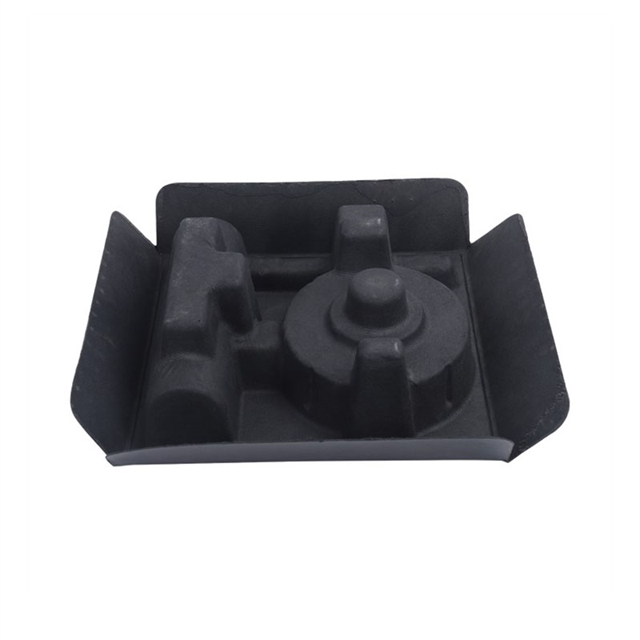 Black Wet Pressed Electronics Pulp Tray