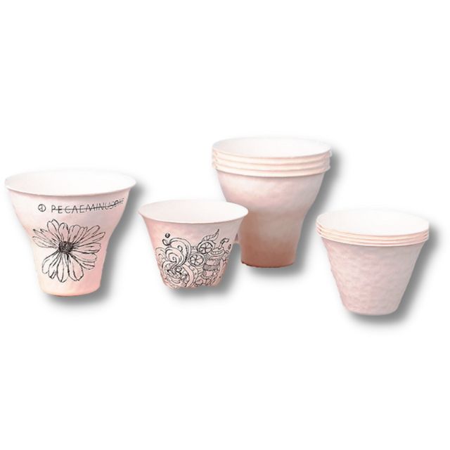 Wholesale Custom Molded Pulp Cups with Printing