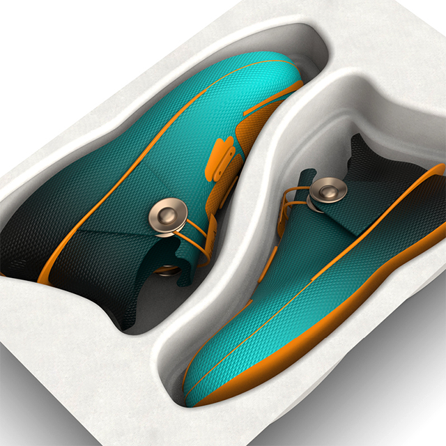 Custom Shoe Molded Pulp Packaging