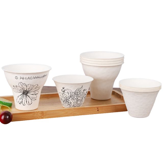 Wholesale Custom Molded Pulp Cups with Printing