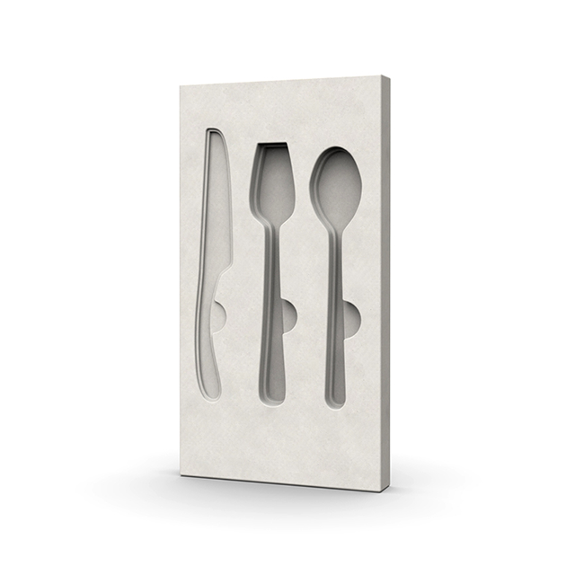 Custom Cutlery Molded Pulp Packaging Wholesale