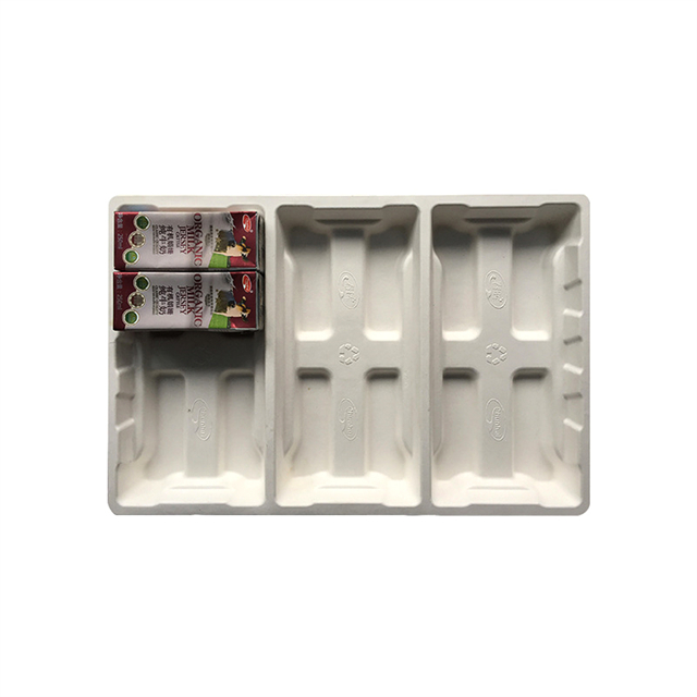 Custom Wet Pressed Milk Carton Pulp Tray Wholesale