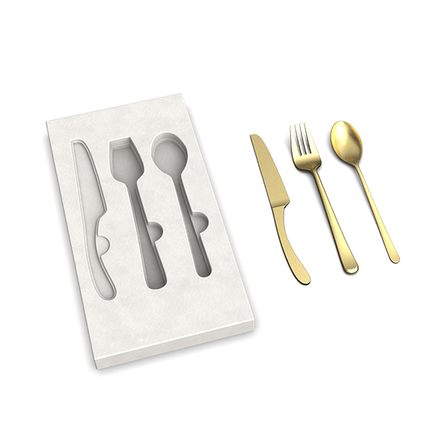 Custom Cutlery Molded Pulp Packaging Wholesale