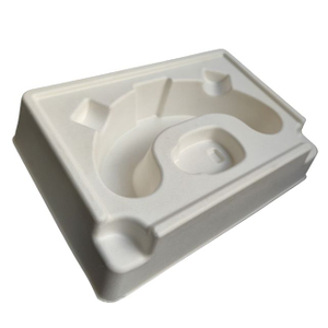 Wet Pressed Electronic Molded Pulp Tray Wholesale